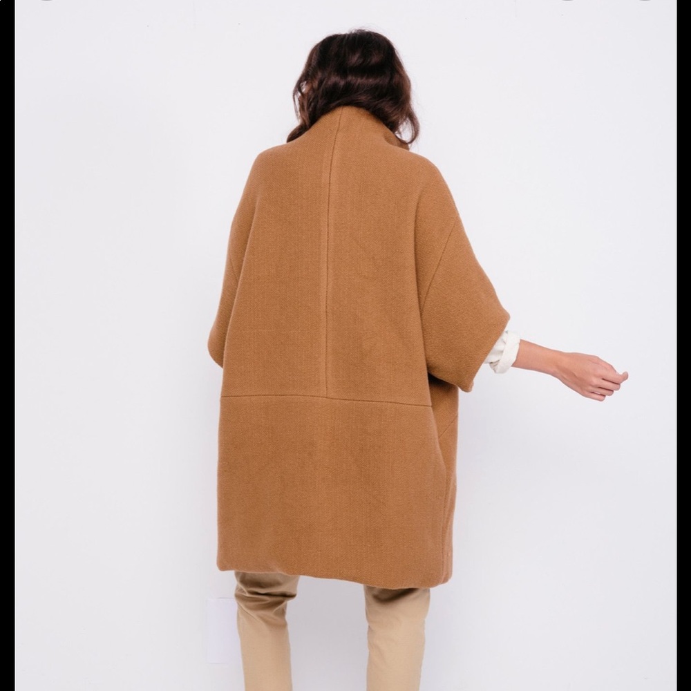 Elizabeth Suzann Cocoon Coat in Fawn